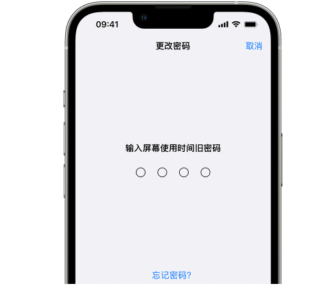 隆林iPhone屏幕维修分享iPhone屏幕使用时间密码忘记了怎么办 