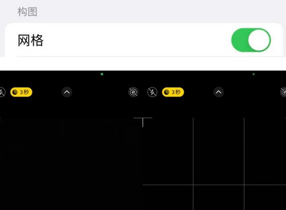 隆林苹果手机维修网点分享iPhone如何开启九宫格构图功能