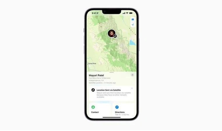 隆林苹果14维修分享iPhone14系列中 FindMy功能通过卫星分享位置方法教程 