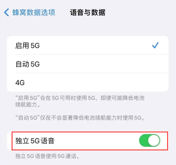 隆林苹果14维修分享iPhone 14 Pro如何开启VoNR 