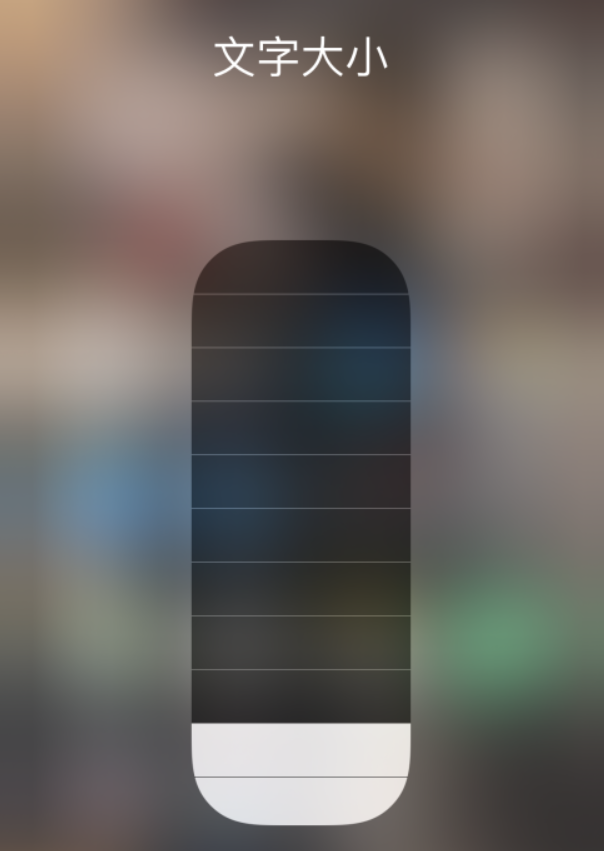 隆林苹果手机维修分享小技巧：在 iPhone 控制中心快速调节字体大小 