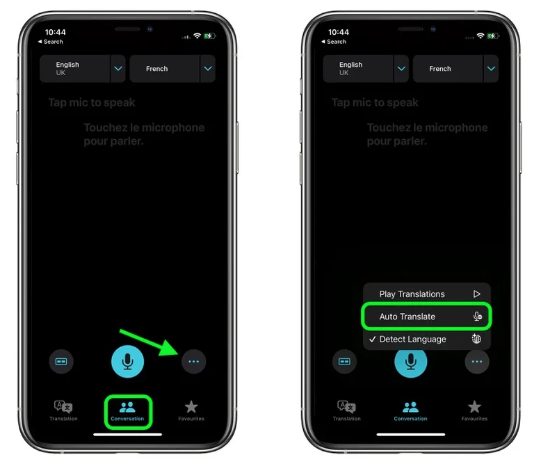 隆林苹果手机维修分享iOS 15 “翻译” App 新改进 